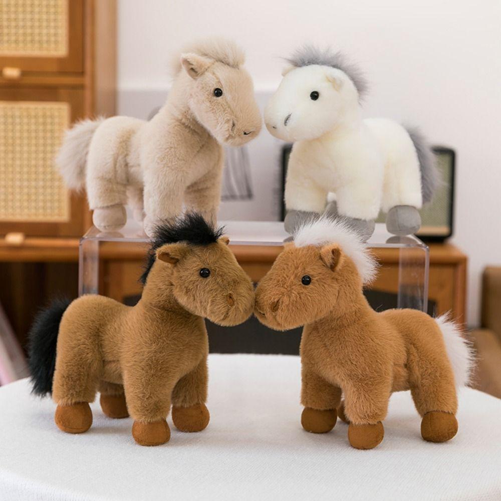 with Mane Standing Foal Plush Doll Simulation Cartoon Horse Stuffed Toy Room Decoration білий
with Mane Standing Foal Plush Doll Simulation Cartoon Horse Stuffed Toy Room Decoration білий