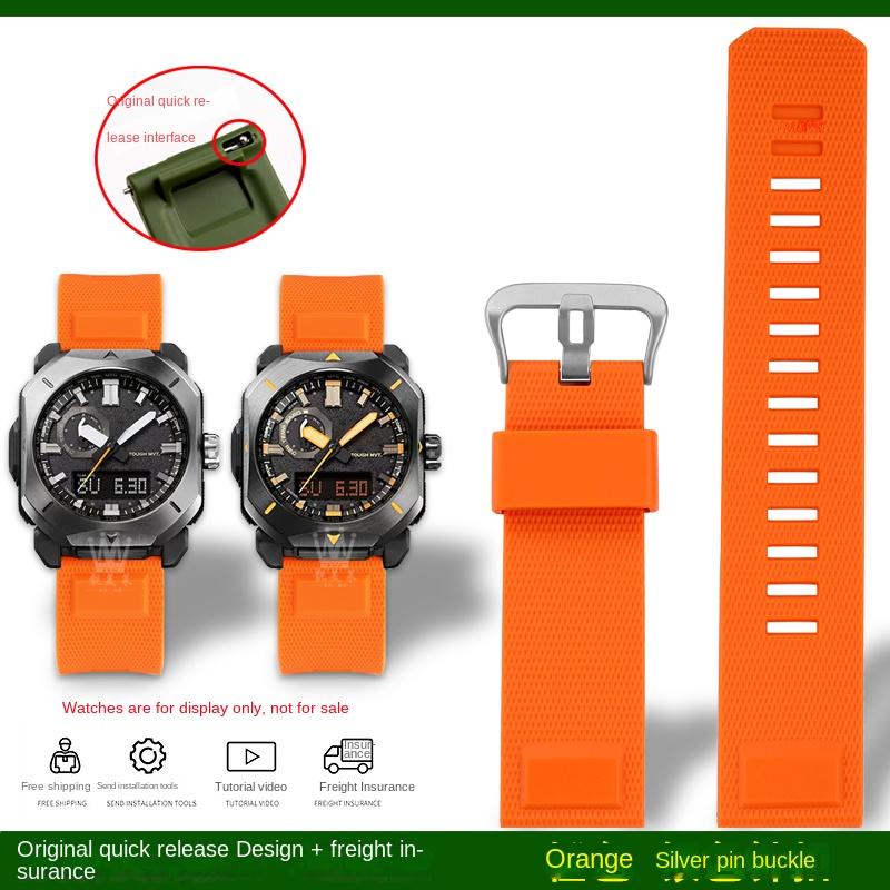 23mm Quick release watchband For Casio PROTREK PRW-6900Y PRW-6800 PRW-3400 PRW-30/60/PRW-70/PRW-50Y Sports silicone watch strap 23mm
23mm Quick release watchband For Casio PROTREK PRW-6900Y PRW-6800 PRW-3400 PRW-30/60/PRW-70/PRW-50Y Sports silicone watch strap 23mm