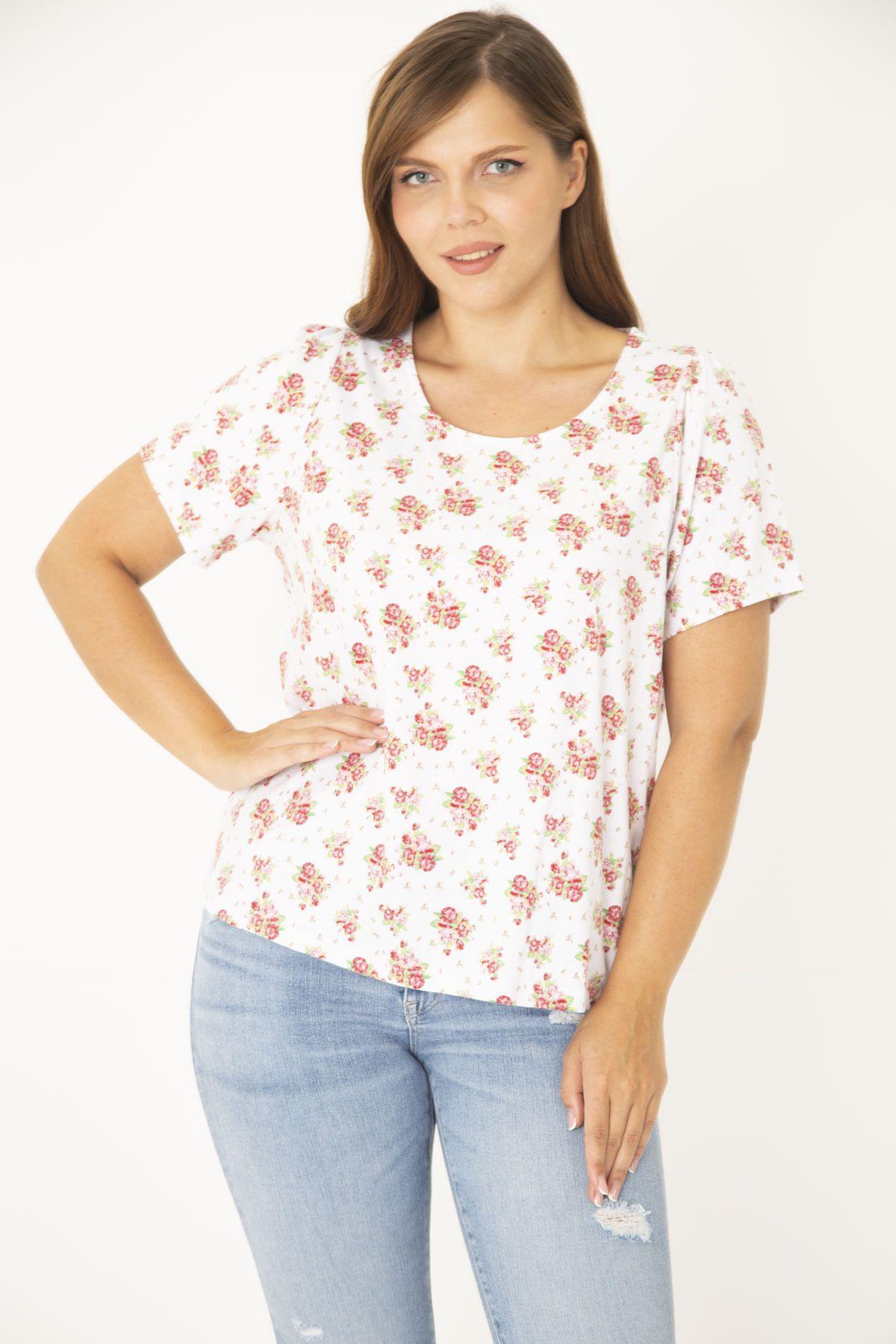 Women s Big Size Blouse Plus Size Bone Cotton Fabric Crew Neck Patterned Blouse XL
Women s Big Size Blouse Plus Size Bone Cotton Fabric Crew Neck Patterned Blouse XL