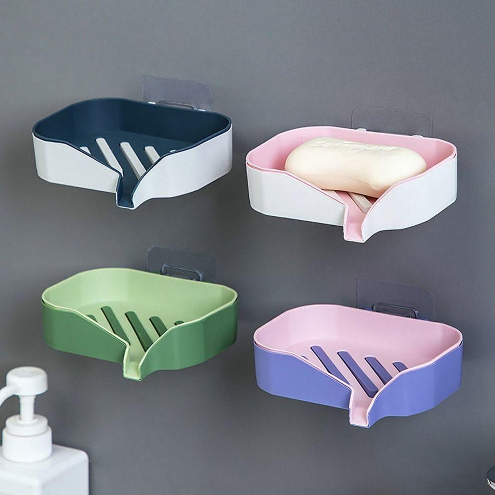 Punch-Free Drain Soap Dish Holder Plastic Draining Soap Storage Rack Creative Soap Dishes Home белый/синий
Punch-Free Drain Soap Dish Holder Plastic Draining Soap Storage Rack Creative Soap Dishes Home белый/синий