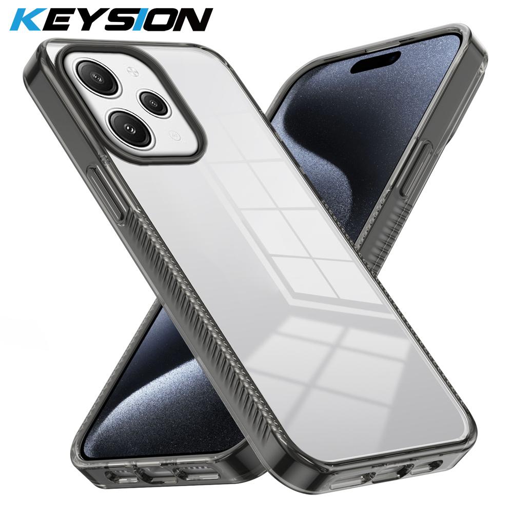 KEYSION Transparent Case for Redmi 12 4G 5G Soft TPU+PC Anti-slip HD Clear Shockproof Phone Cover for Xiaomi Redmi 12C for Redmi 12 чёрный
KEYSION Transparent Case for Redmi 12 4G 5G Soft TPU+PC Anti-slip HD Clear Shockproof Phone Cover for Xiaomi Redmi 12C for Redmi 12 чёрный