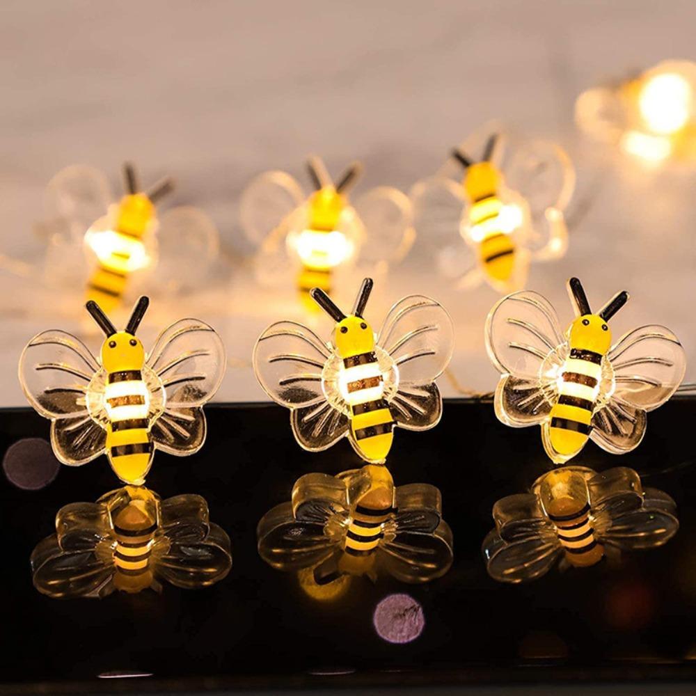 Cute Bee String Lights LED Decorative String Lights Plant Decor Bee Lights Bedroom Decor 1 Meter 10 Light
Cute Bee String Lights LED Decorative String Lights Plant Decor Bee Lights Bedroom Decor 1 Meter 10 Light