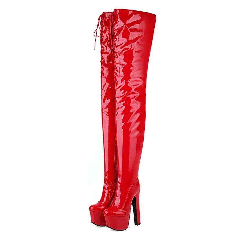 Super High Boots Women Winter Shoes 17cm High Heels Over the knee Boots Platform Long Stripper Fetish Shoes Lady Large Size 46 39 срібний
Super High Boots Women Winter Shoes 17cm High Heels Over the knee Boots Platform Long Stripper Fetish Shoes Lady Large Size 46 39 срібний