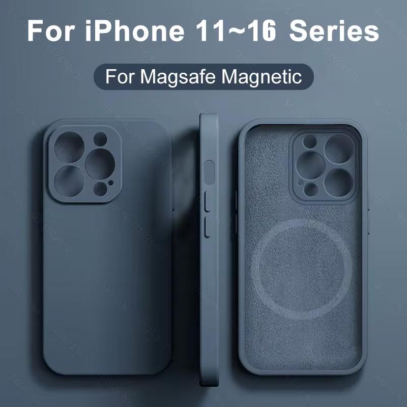 Жидкий силикон для магнитного чехла Magsafe для iPhone 16 15 14 12 11 13 Pro Max 16 Plus Беспроводная зарядка Чехол Аксессуары для телефона For iPhone 12
Жидкий силикон для магнитного чехла Magsafe для iPhone 16 15 14 12 11 13 Pro Max 16 Plus Беспроводная зарядка Чехол Аксессуары для телефона For iPhone 12