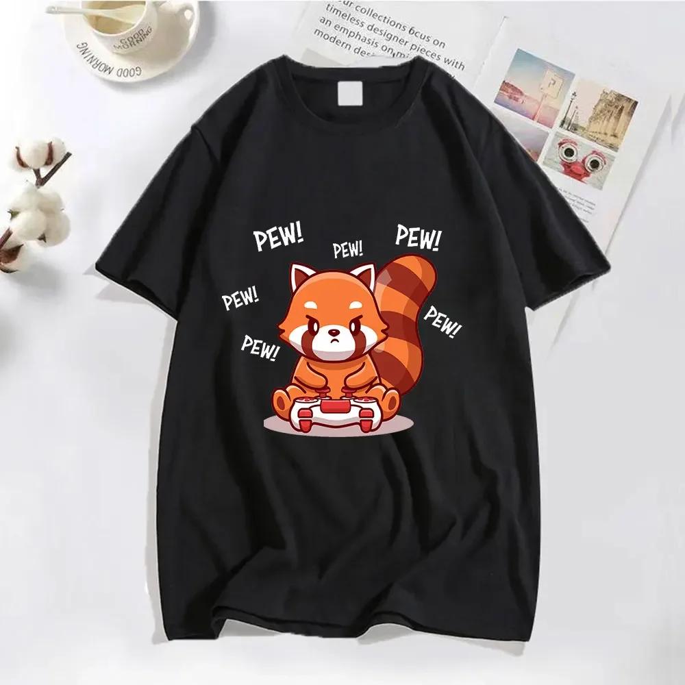 Short Sleeve Tee Red Panda Playing Video Games Funny Women Top Fashion Casual Clothes 2000s Aesthetic Tshirts Anime Y2k T-Shirt S разноцветный
Short Sleeve Tee Red Panda Playing Video Games Funny Women Top Fashion Casual Clothes 2000s Aesthetic Tshirts Anime Y2k T-Shirt S разноцветный
