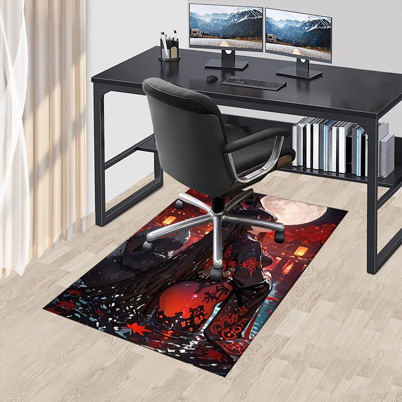 Japanese Fox Girl Chair Mat Office Carpet with Traditional Design for Home Decor and Gift 60cm by 90cm
Japanese Fox Girl Chair Mat Office Carpet with Traditional Design for Home Decor and Gift 60cm by 90cm