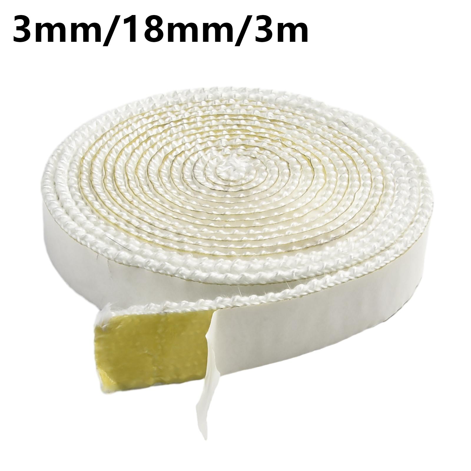 Strip Gasket Fiberglass Seal Replacement Door Seal Double-sided Fireplaces High Temperature Length 300CM Oven Part
Strip Gasket Fiberglass Seal Replacement Door Seal Double-sided Fireplaces High Temperature Length 300CM Oven Part