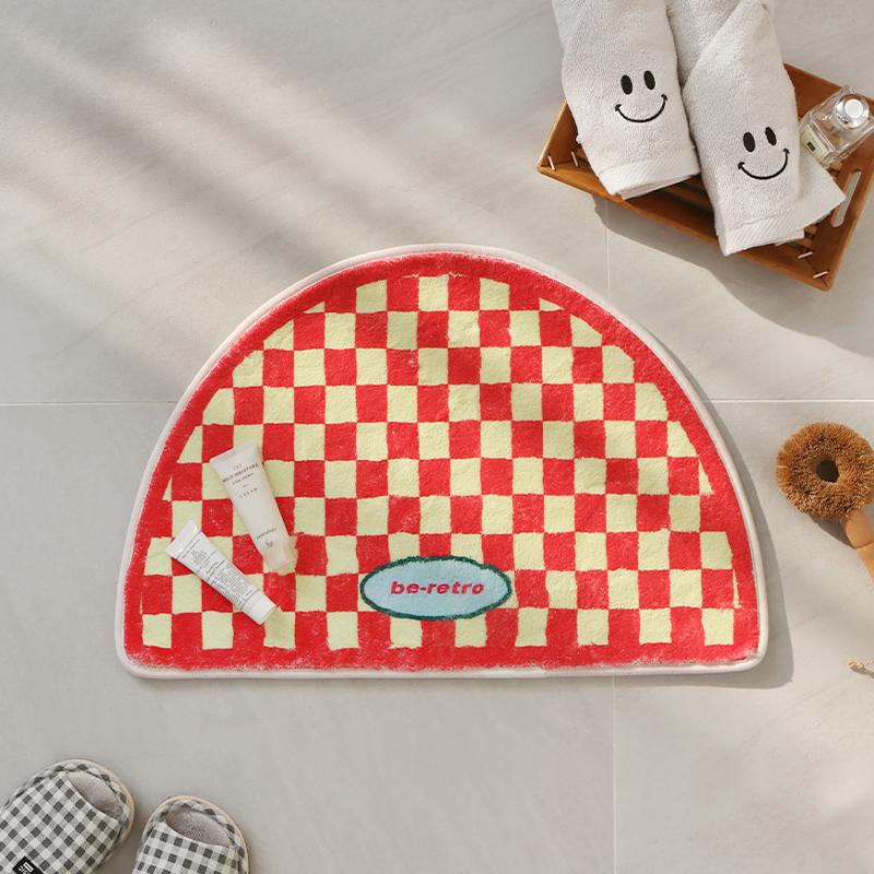 VIKAMA Summer Checkerboard Bathroom Absorbent Anti-slip Floor Mat, Bathroom Mat, Door Mat, Bedroom Carpet, Home Decoration 40X60CM(1.3X2FT
VIKAMA Summer Checkerboard Bathroom Absorbent Anti-slip Floor Mat, Bathroom Mat, Door Mat, Bedroom Carpet, Home Decoration 40X60CM(1.3X2FT