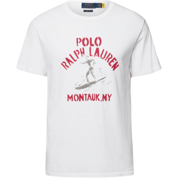 Polo Ralph Lauren Однотонная футболка с круглым вырезом и принтом букв Мужские топы Белый 710876344-001 M
Polo Ralph Lauren Однотонная футболка с круглым вырезом и принтом букв Мужские топы Белый 710876344-001 M