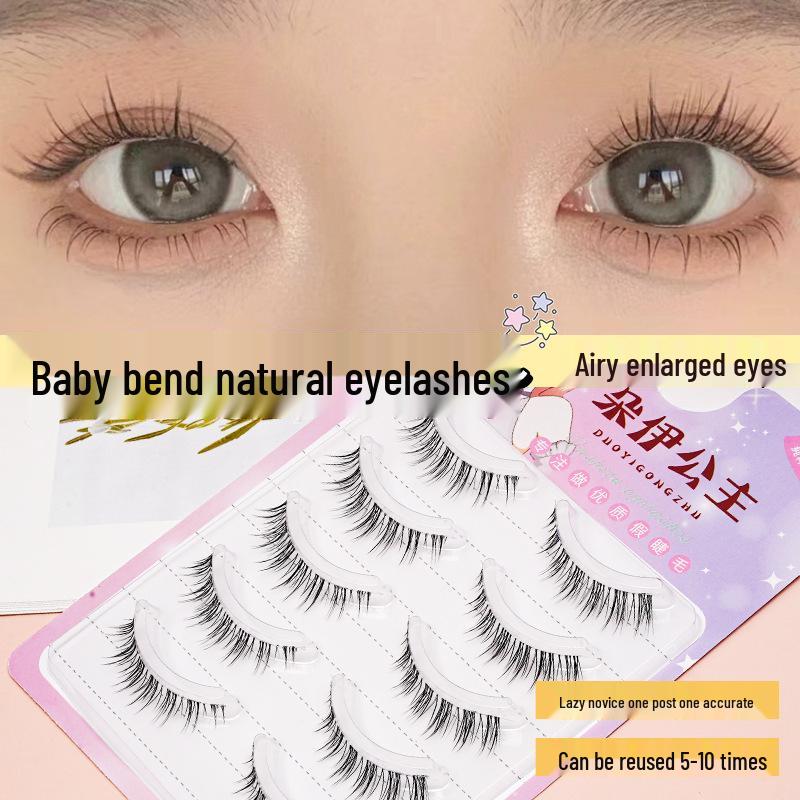 Dolly Princess Twin Pack Transparent Stem False Eyelashes - Natural & Long (5 Pairs)
Dolly Princess Twin Pack Transparent Stem False Eyelashes - Natural & Long (5 Pairs)