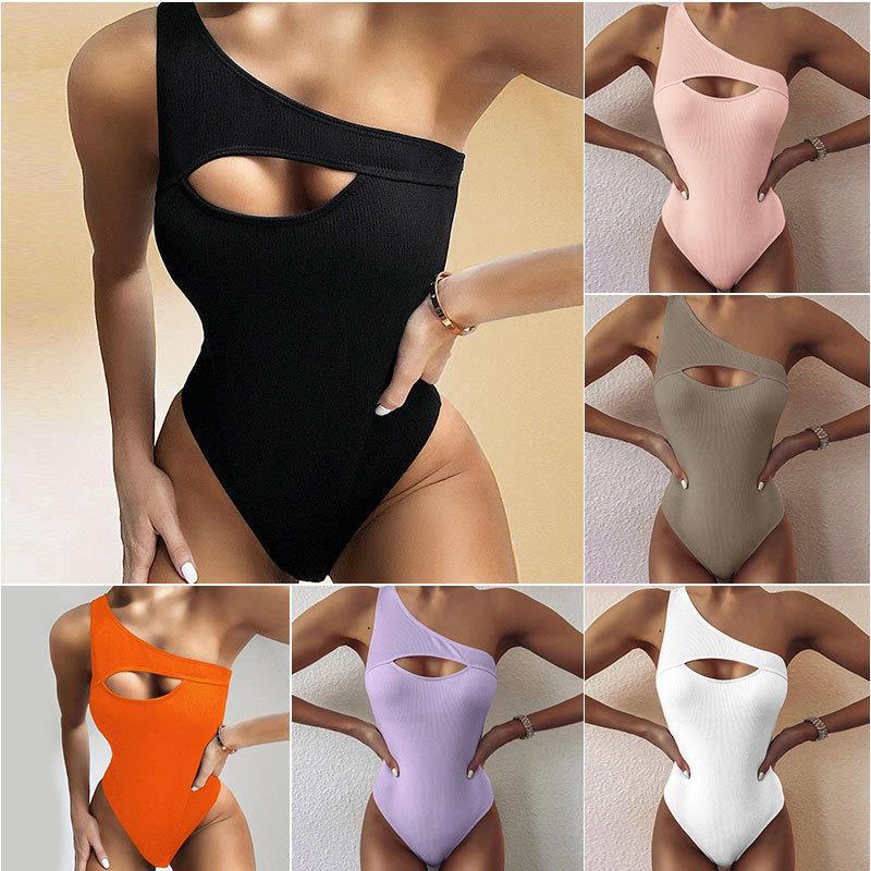 Qianmo 2025 European & American Sexy Solid Color One-Shoulder One-Piece Swimsuit Extra Large розовый
Qianmo 2025 European & American Sexy Solid Color One-Shoulder One-Piece Swimsuit Extra Large розовый