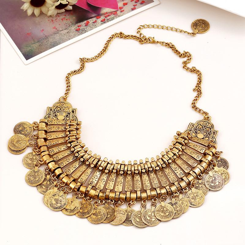 Vintage Geometric Coin Necklace With Tassels For Boho Style Gift For Women золотий
Vintage Geometric Coin Necklace With Tassels For Boho Style Gift For Women золотий
