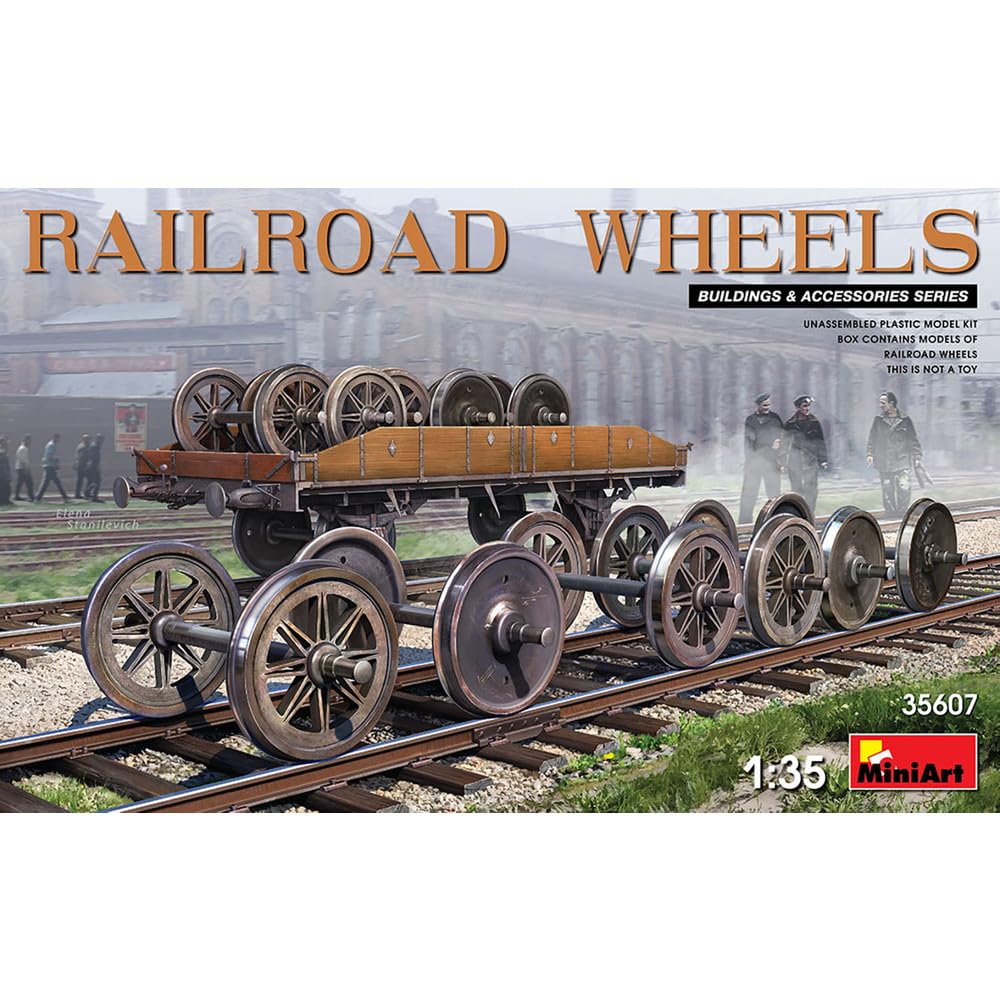 MiniArt Diorama Accessory Railway Wheel Set Plastic Model MA35607 1/35 (European Gauge/Russian Gauge) серый
MiniArt Diorama Accessory Railway Wheel Set Plastic Model MA35607 1/35 (European Gauge/Russian Gauge) серый