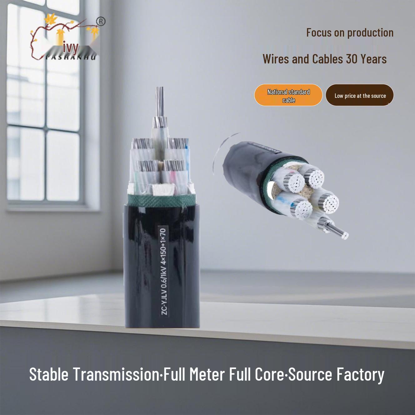 Armored YJLV Aluminum Core Power Cable: 2, 3, 4, 5 Cores 3 cores 25mm² with 1 neutral
Armored YJLV Aluminum Core Power Cable: 2, 3, 4, 5 Cores 3 cores 25mm² with 1 neutral