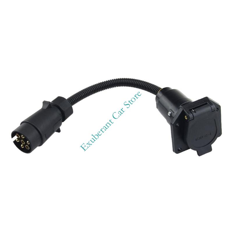 Universal Trailer Plug Adapter 5 Pin 7 Pin Double Head Connector 60cm ABS Construction Suitable for Vehicle Towing Compatibility чорний
Universal Trailer Plug Adapter 5 Pin 7 Pin Double Head Connector 60cm ABS Construction Suitable for Vehicle Towing Compatibility чорний