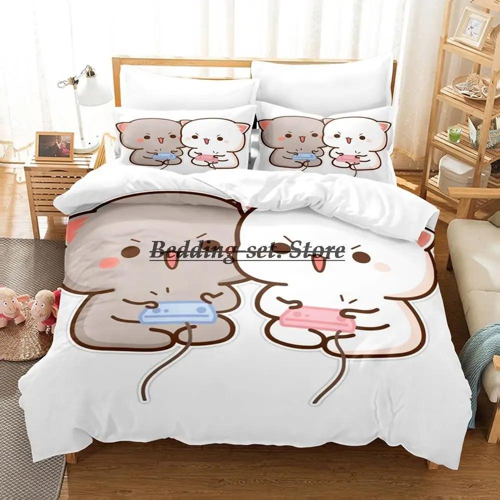Lovely Peach Cat Bedding Set Cartoon Comforter Double Queen King Twin Full Size Duvet Cover Kids Girls White EU Twin 135x200cm
Lovely Peach Cat Bedding Set Cartoon Comforter Double Queen King Twin Full Size Duvet Cover Kids Girls White EU Twin 135x200cm