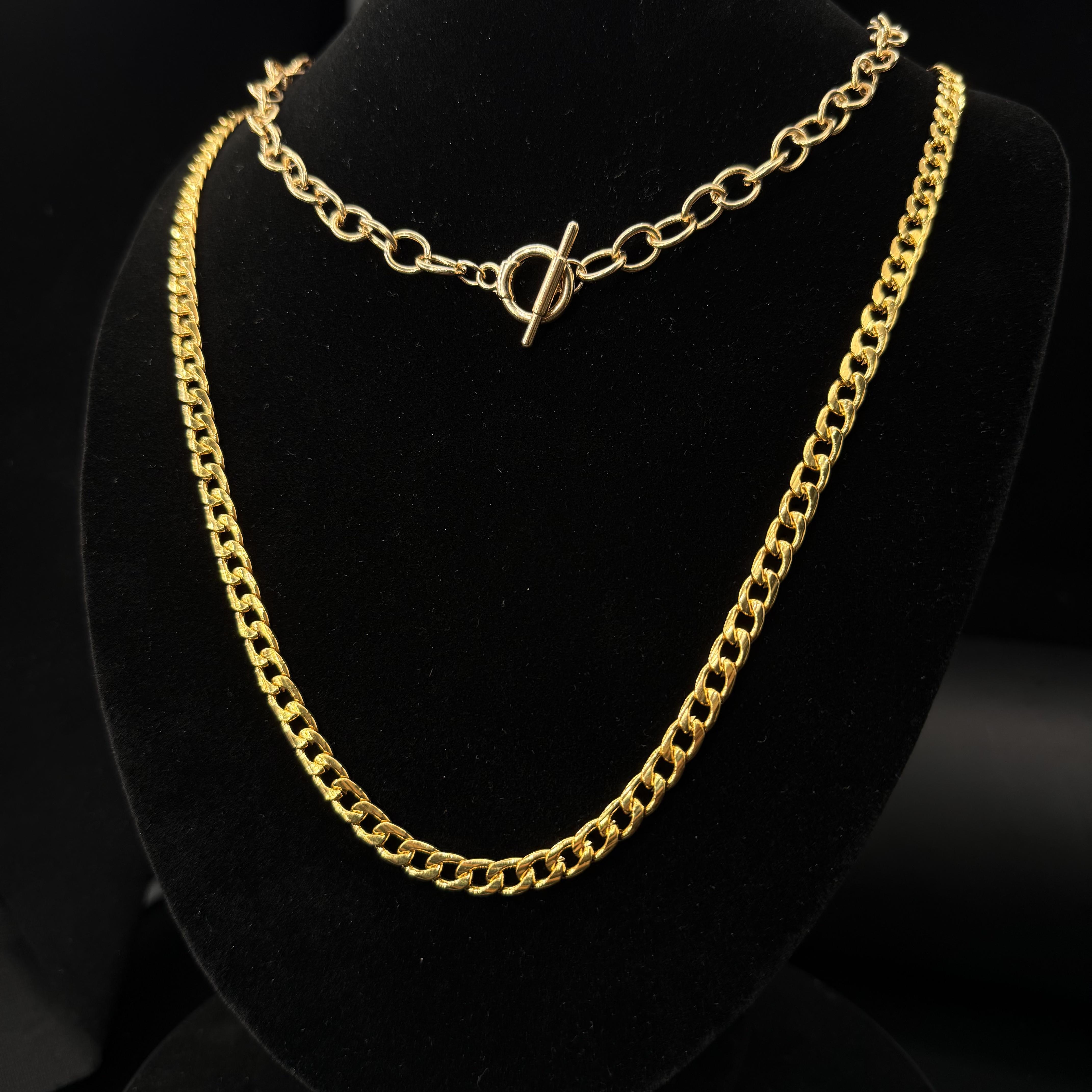 2-Piece Fashion Necklace Set Gold necklace suitable for layering or wearing alone Party jewellery gift
2-Piece Fashion Necklace Set Gold necklace suitable for layering or wearing alone Party jewellery gift