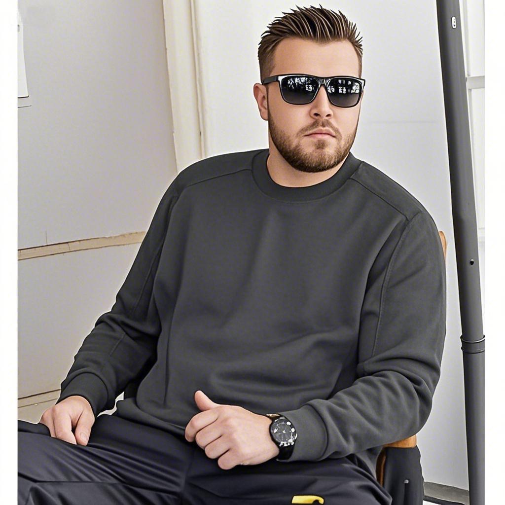 2026 Men s Plus Size High-End Black Hoodie with Air Layer Fabric - Perfect for Spring & Autumn M темно-сірий
2026 Men s Plus Size High-End Black Hoodie with Air Layer Fabric - Perfect for Spring & Autumn M темно-сірий