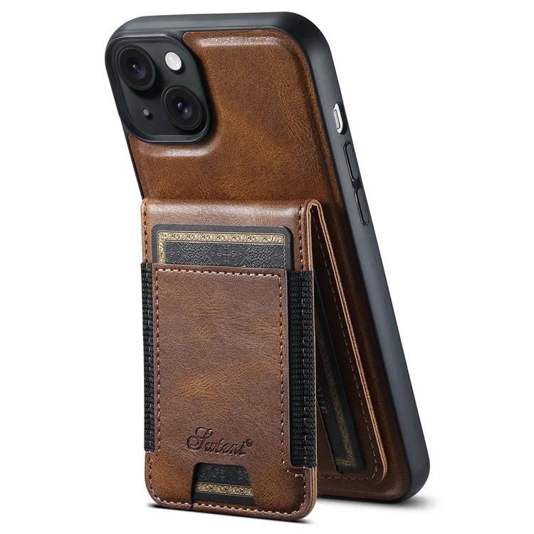 SUTENI H17 For iPhone 15 Case Detachable Card Holder Kickstand Phone Cases Compatible with MagSafe
SUTENI H17 For iPhone 15 Case Detachable Card Holder Kickstand Phone Cases Compatible with MagSafe