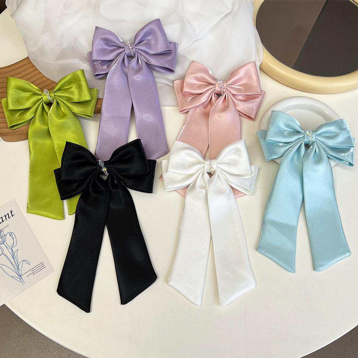 Summer Colorflu Silk Satin Bow Barrette Hair Pin Adult Hair Accessories Hair Jewley
Summer Colorflu Silk Satin Bow Barrette Hair Pin Adult Hair Accessories Hair Jewley