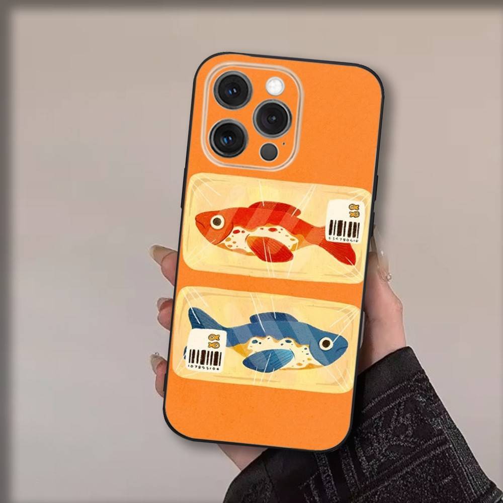Fish Art Painting Phone Case For iPhone16,15,14,13,12,11,Pro,Max,Plus,X,XS,SE4,E,Mini,Soft Black Case iPhone13
Fish Art Painting Phone Case For iPhone16,15,14,13,12,11,Pro,Max,Plus,X,XS,SE4,E,Mini,Soft Black Case iPhone13