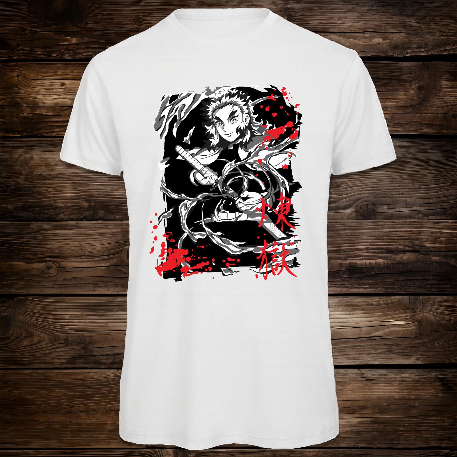 Rengoku Flame Hashira T-Shirt Mens Womens Tees Top - Demon Slayer Tee S
Rengoku Flame Hashira T-Shirt Mens Womens Tees Top - Demon Slayer Tee S
