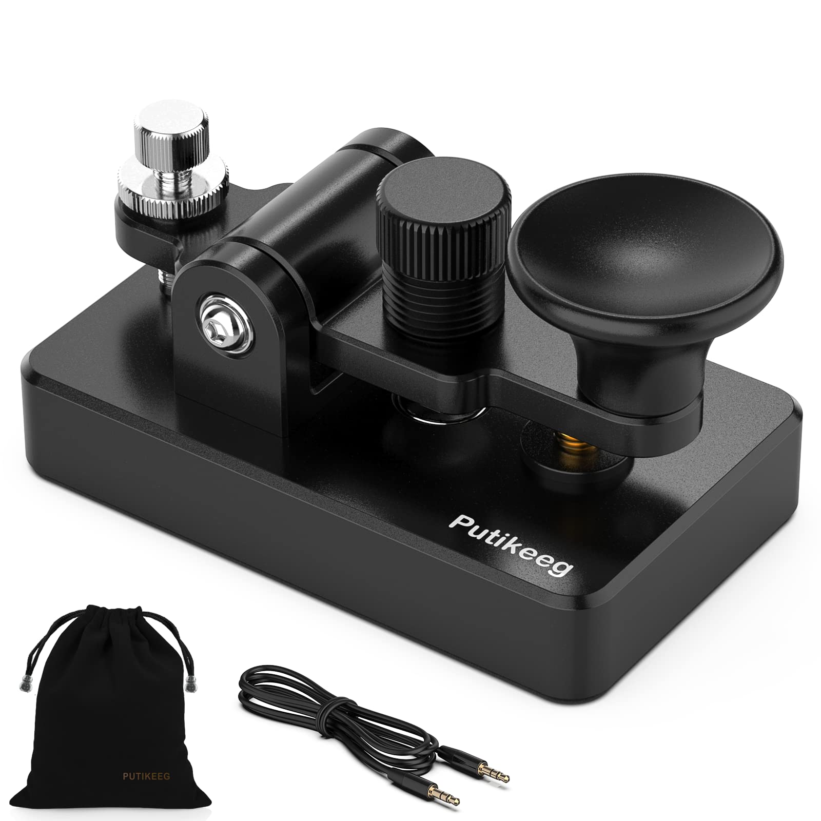 PUTIKEEG Amateur Radio Electric Key Paddle Morse Code Trainer Magnetic Feedback Manual Upright Electric Rebound Rebound of Magnetic Circuit for
PUTIKEEG Amateur Radio Electric Key Paddle Morse Code Trainer Magnetic Feedback Manual Upright Electric Rebound Rebound of Magnetic Circuit for
