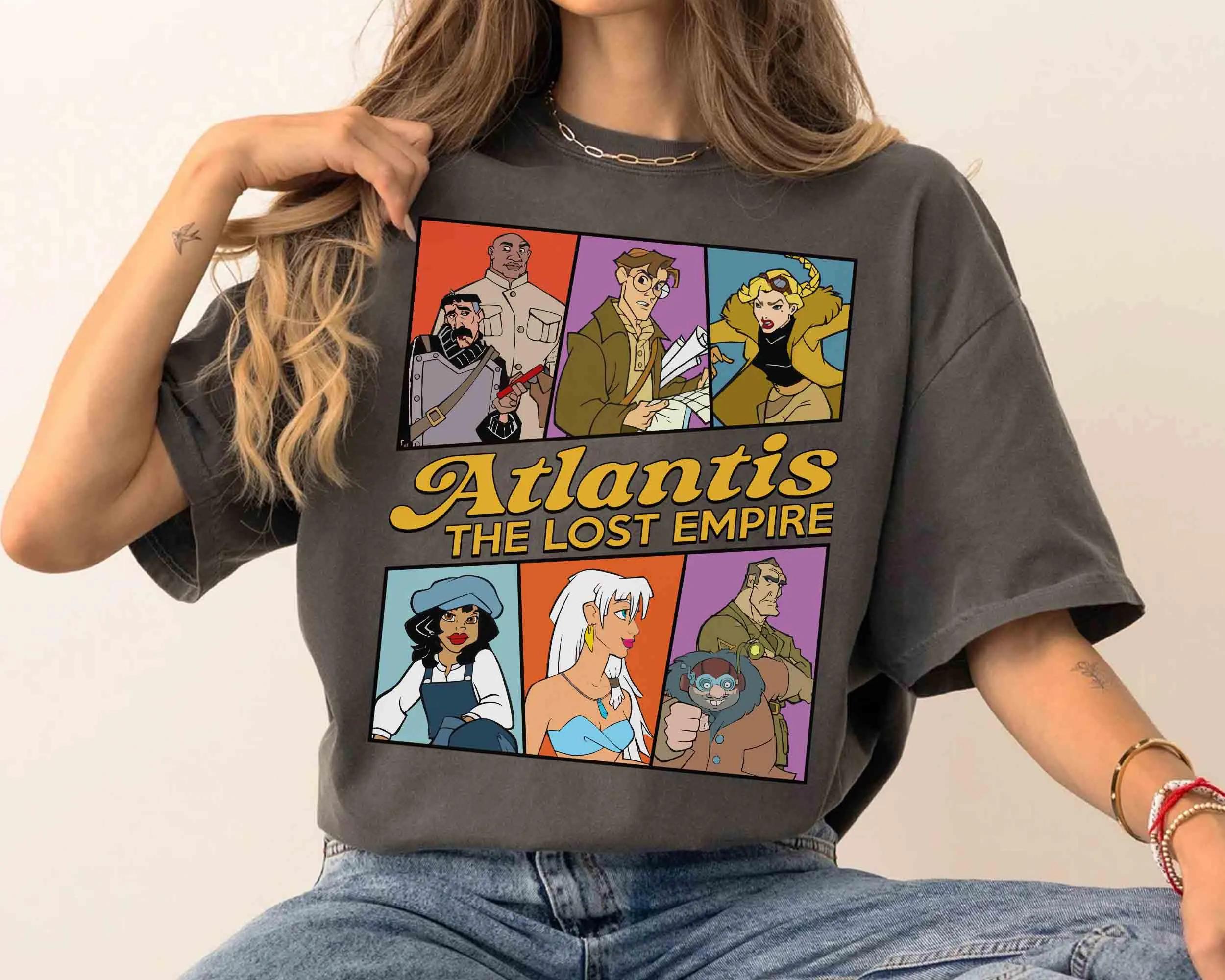 Atlantis The Lost Empire Characters Tshirt Disney Kida Nedakh Milo Thatch Helga Sinclair Tee Disneyland Family Holiday Trip 4XL
Atlantis The Lost Empire Characters Tshirt Disney Kida Nedakh Milo Thatch Helga Sinclair Tee Disneyland Family Holiday Trip 4XL