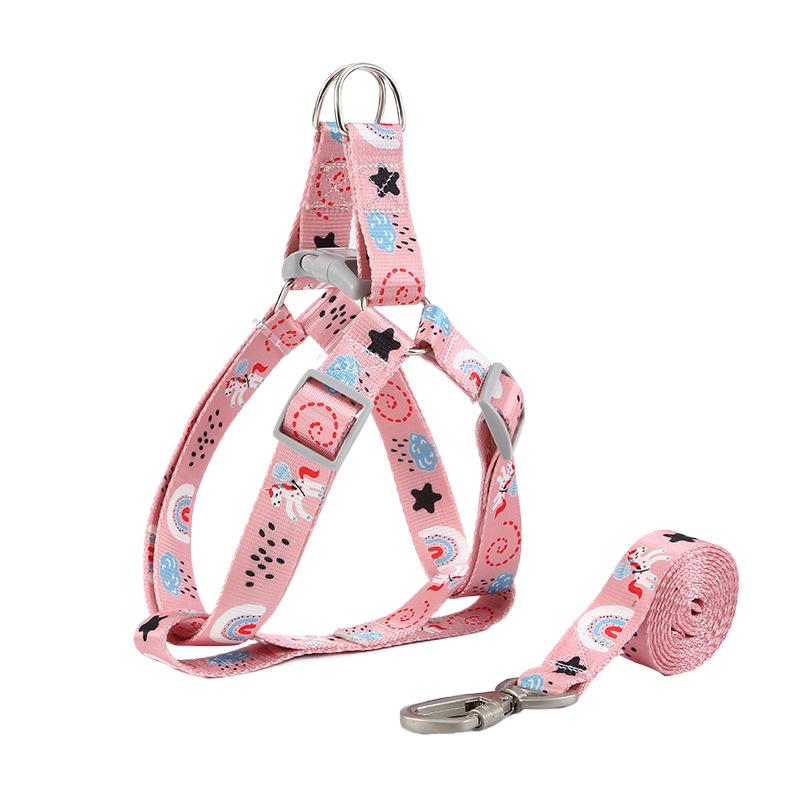 Adjustable Vest Style Dog Harness with Matching Leash To Prevent Breaking Loose Pet Harness and Leash Set for Cats and Puppies S рожевий
Adjustable Vest Style Dog Harness with Matching Leash To Prevent Breaking Loose Pet Harness and Leash Set for Cats and Puppies S рожевий