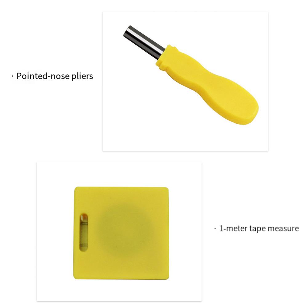 Little Bee Tool Set with Carbon Steel Sockets Screwdriver Bits and Tape Measure Compact for Home Repair and For DIY China Mainland
Little Bee Tool Set with Carbon Steel Sockets Screwdriver Bits and Tape Measure Compact for Home Repair and For DIY China Mainland