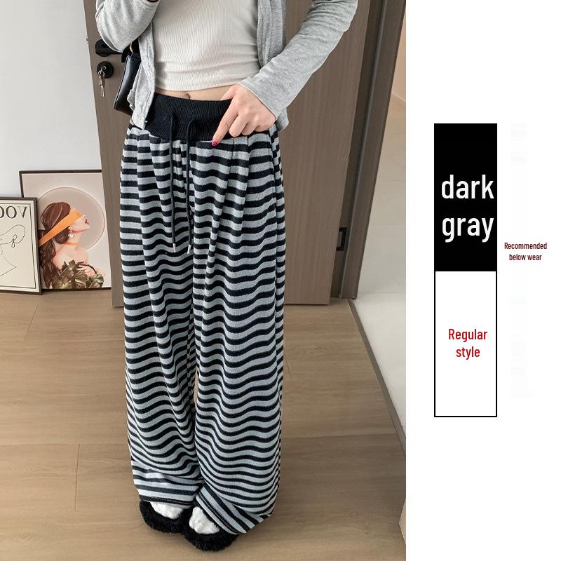 Women s High-Waisted Striped Wide-Leg Pants: Relaxed, Draped, Versatile, Slimming Casual Wear for Spring and Autumn. Medium
Women s High-Waisted Striped Wide-Leg Pants: Relaxed, Draped, Versatile, Slimming Casual Wear for Spring and Autumn. Medium