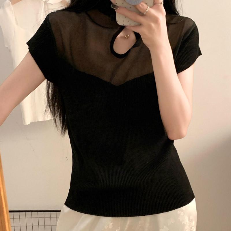 Майки женские летние 2025 года без рукавов с воротником-стойкой черные трикотажные майки женские топы JJ192 One Size чёрный
Майки женские летние 2025 года без рукавов с воротником-стойкой черные трикотажные майки женские топы JJ192 One Size чёрный