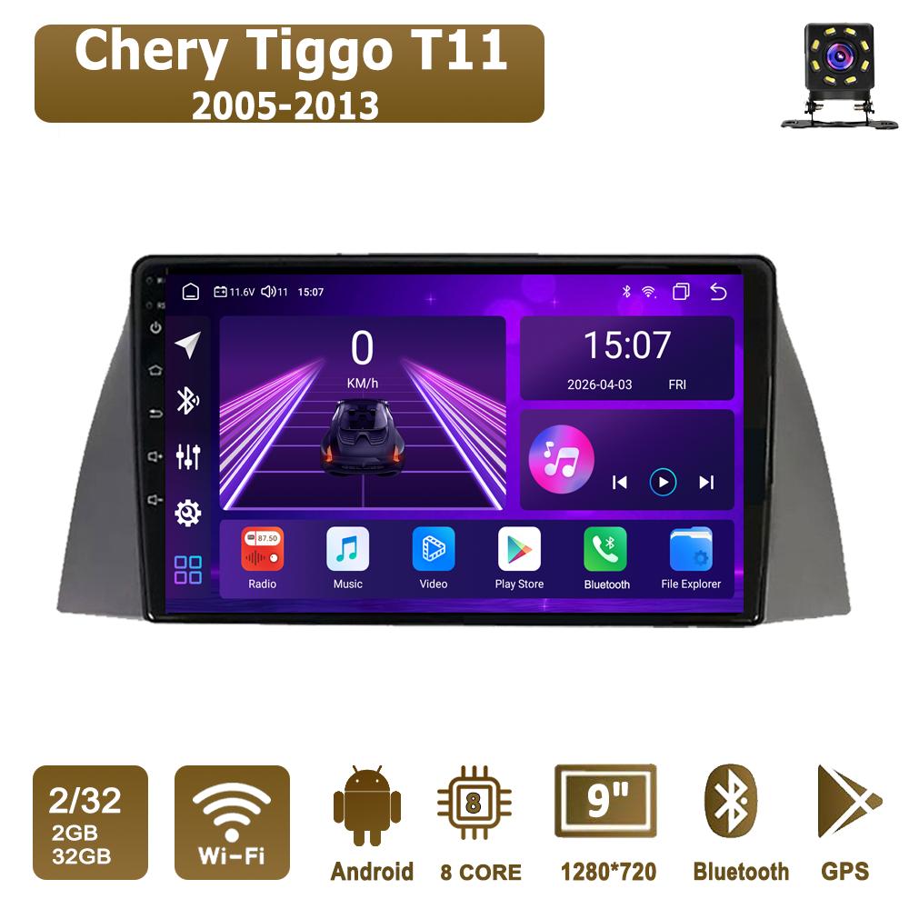 Android Car-Play Car Radio For Chery Tiggo T11 2005-2013 Multimedia Player Head Unit Stereo GPS Navigation BT WIFI,8 CORE ,2+32GB чорний
Android Car-Play Car Radio For Chery Tiggo T11 2005-2013 Multimedia Player Head Unit Stereo GPS Navigation BT WIFI,8 CORE ,2+32GB чорний