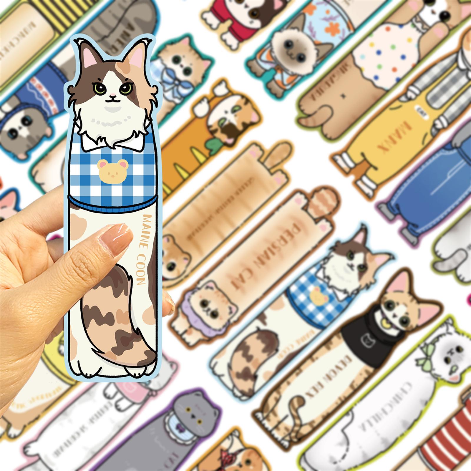 30Pieces Cats Animal Paper Bookmarks 1.6x5.6Inch Bookmarks Book Page Divider for Book Lover Reader Teacher Student
30Pieces Cats Animal Paper Bookmarks 1.6x5.6Inch Bookmarks Book Page Divider for Book Lover Reader Teacher Student