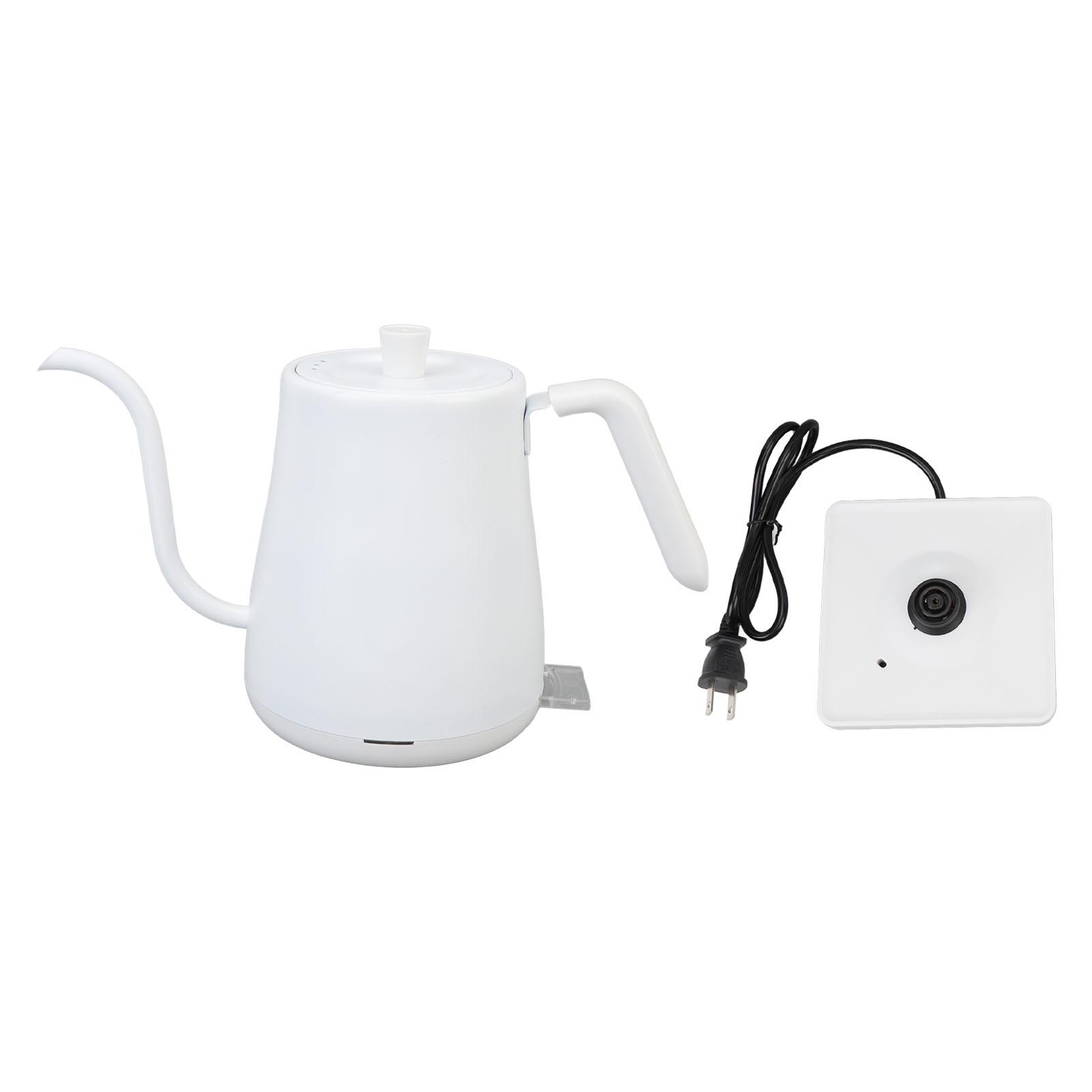 Электрический чайник с гусиным носом 800 мл 1000 Вт Автоотключение ABS 304 Нержавеющая сталь Чайник для пуровера White US Plug 110V
Электрический чайник с гусиным носом 800 мл 1000 Вт Автоотключение ABS 304 Нержавеющая сталь Чайник для пуровера White US Plug 110V