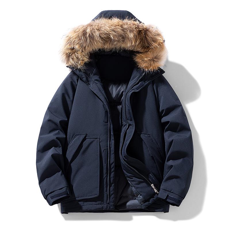 2025 Men s Winter Down Jacket with Real Fur Collar – Windproof & Waterproof Mountaineering Coat Double Extra Large темно-синього кольору
2025 Men s Winter Down Jacket with Real Fur Collar – Windproof & Waterproof Mountaineering Coat Double Extra Large темно-синього кольору