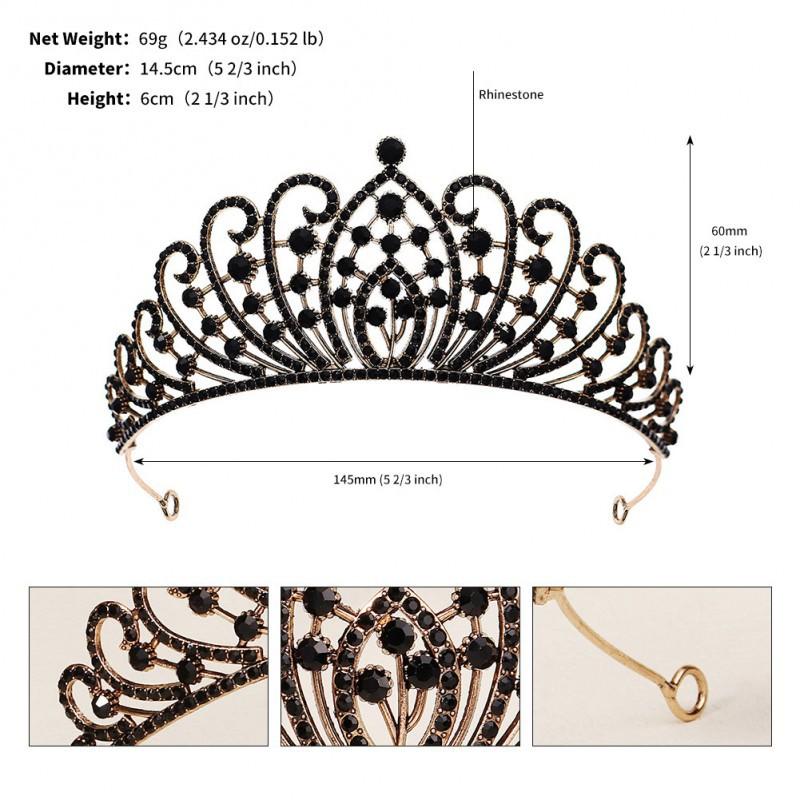 Bride Crown Retro Wedding Headwear Model Catwalk Queen Hair Accessories Luxury Rhinestones
Bride Crown Retro Wedding Headwear Model Catwalk Queen Hair Accessories Luxury Rhinestones