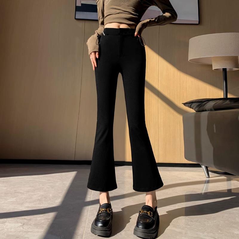 Petite Maternity Micro-Flare Drawstring Fleece-Lined Suit Pants for Spring, Autumn, and Winter - Nine-Tenths Length L
Petite Maternity Micro-Flare Drawstring Fleece-Lined Suit Pants for Spring, Autumn, and Winter - Nine-Tenths Length L