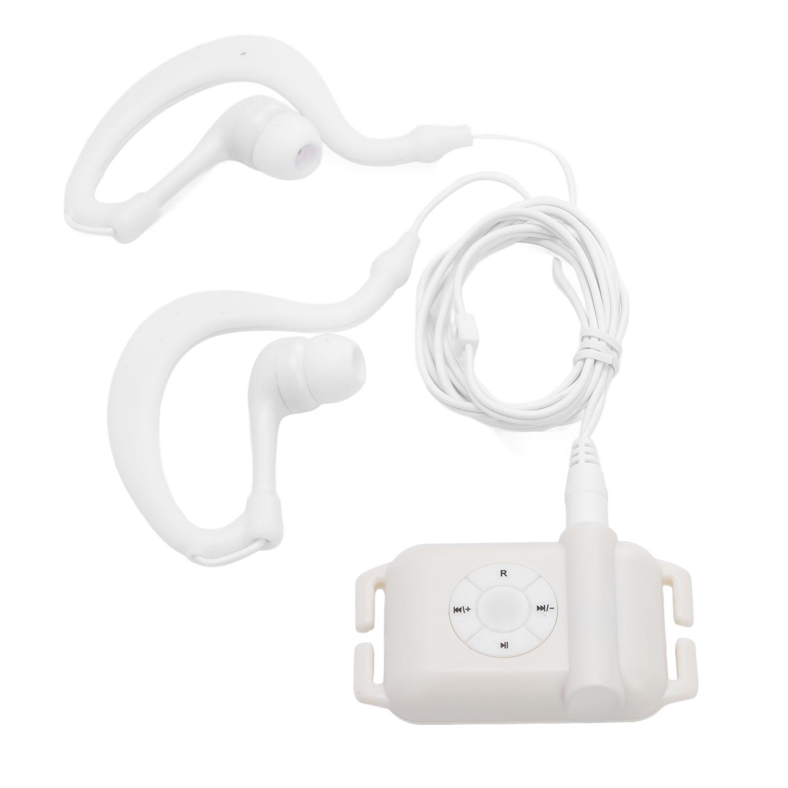 IPX8 Water Resistant MP3 Player with Headphones MP3 WMA Music Playback Music Player for Swimming Surfing Running White
IPX8 Water Resistant MP3 Player with Headphones MP3 WMA Music Playback Music Player for Swimming Surfing Running White