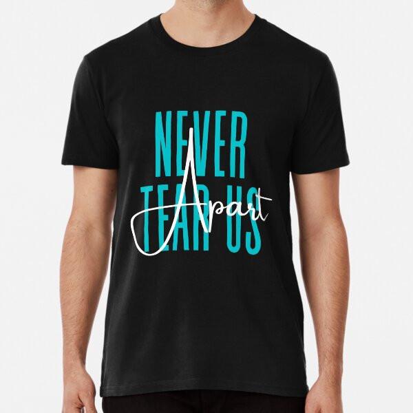 Never Tear Us Apart TShirt Made in Australia Unisex T-Shirt XXL
Never Tear Us Apart TShirt Made in Australia Unisex T-Shirt XXL