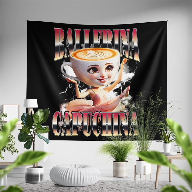 Aertemisi Ballerina Cappuccina Italian Brainrot Tapestry Wall Hanging Art for Bedroom Living Room Decor Party Backdrop 74x94cm(29x37in)
Aertemisi Ballerina Cappuccina Italian Brainrot Tapestry Wall Hanging Art for Bedroom Living Room Decor Party Backdrop 74x94cm(29x37in)