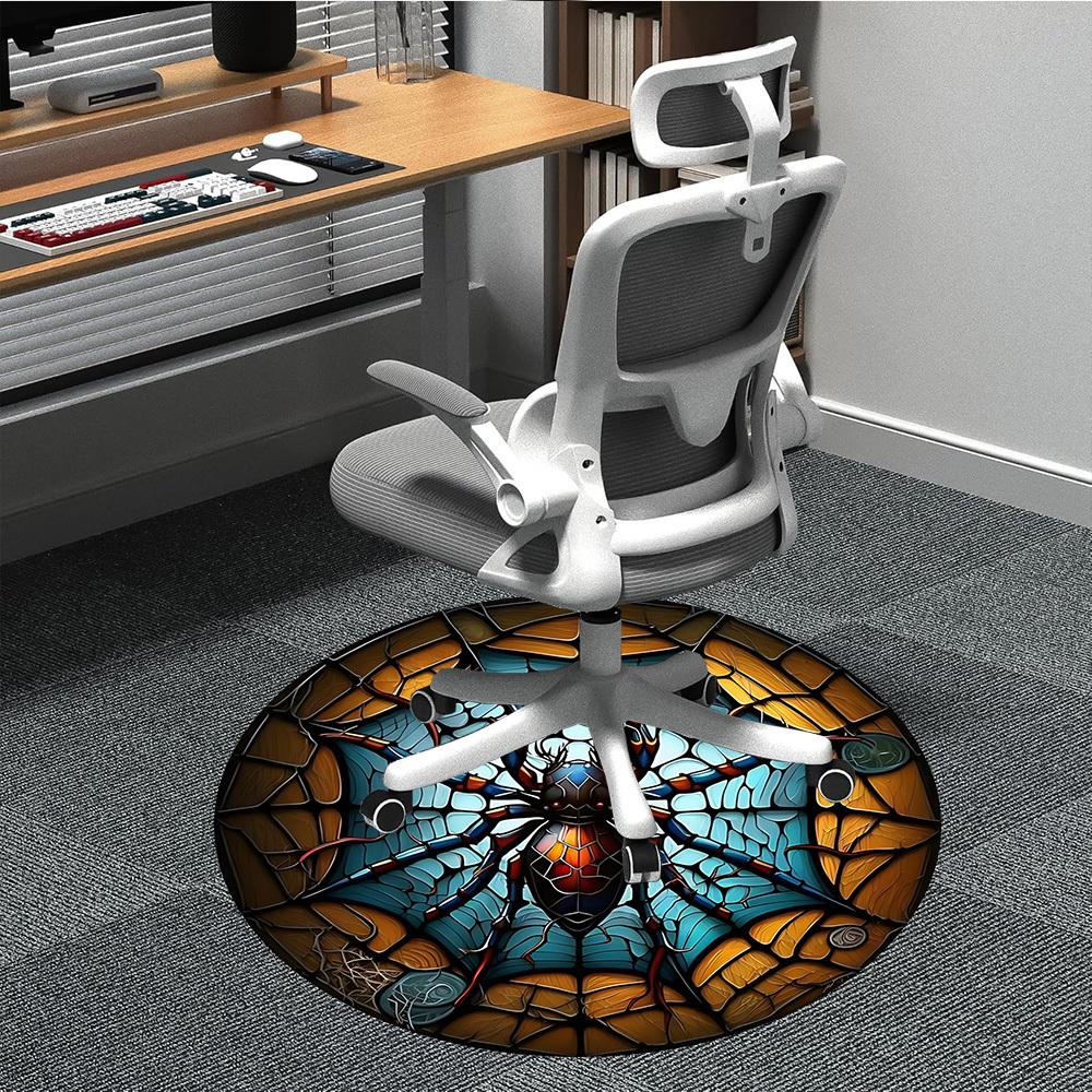 1pc Spider Stained Glass Chair Carpet for Office Non-Slip, Lightweight, Machine Washable Rug for Office, Room - Holiday Decoryy251016015 80cm by 80cm
1pc Spider Stained Glass Chair Carpet for Office Non-Slip, Lightweight, Machine Washable Rug for Office, Room - Holiday Decoryy251016015 80cm by 80cm