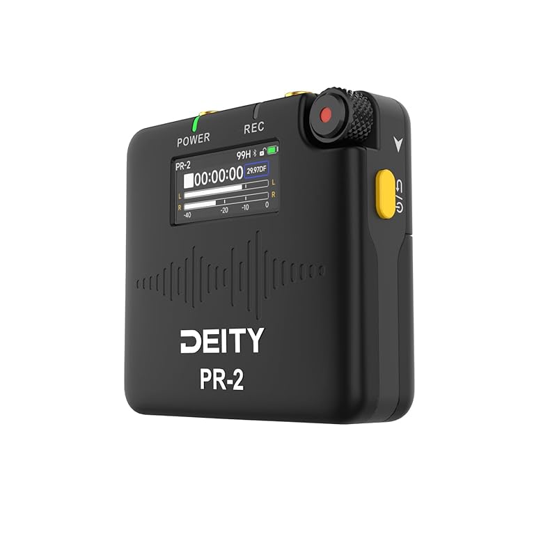 DEITY PR-2 Stereo pocket recorder with lavalier microphone 24 bit/ 32 Supports bit float recording Live monitoring possible With time code function
DEITY PR-2 Stereo pocket recorder with lavalier microphone 24 bit/ 32 Supports bit float recording Live monitoring possible With time code function