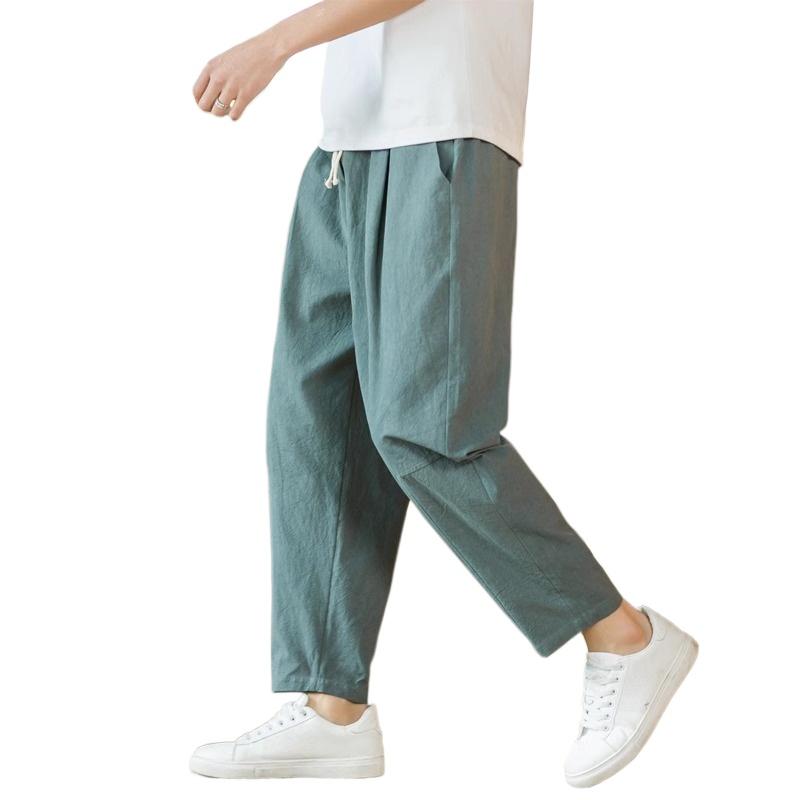 New Men s Linen Lightweight Sweatpants Cotton Solid Color Breathable Joggers Men Baggy Pants Streetwear Long Trousers Men 4XL зелений
New Men s Linen Lightweight Sweatpants Cotton Solid Color Breathable Joggers Men Baggy Pants Streetwear Long Trousers Men 4XL зелений