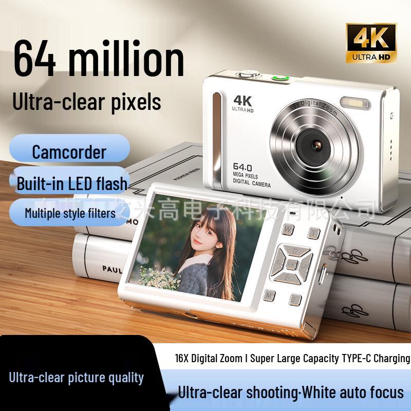 Retro-Style 5K HD Portable Digital Camera for Students - Children s Day Gift срібло сірий колір
Retro-Style 5K HD Portable Digital Camera for Students - Children s Day Gift срібло сірий колір