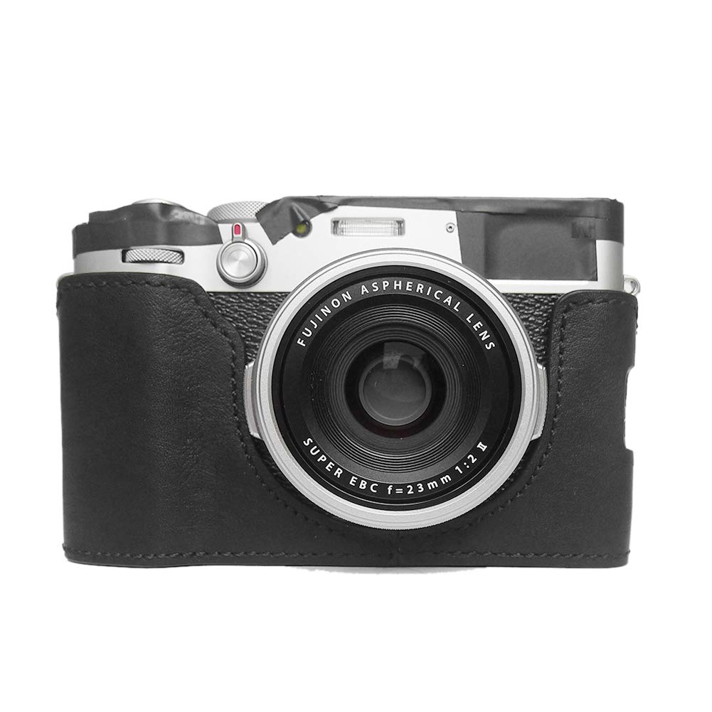 kinokoo FUJIFILM X100V Case X100V Camera Case Half Case Genuine Leather Replaceable Tripod Screw Hole (BK)
kinokoo FUJIFILM X100V Case X100V Camera Case Half Case Genuine Leather Replaceable Tripod Screw Hole (BK)