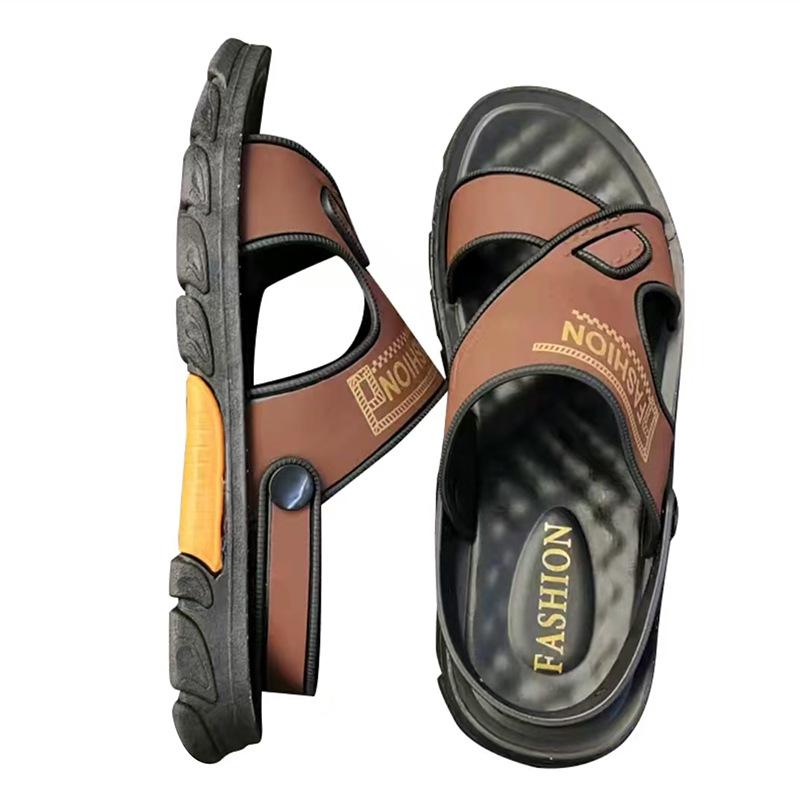 Sandals summer fashion simple wading shoes leather soft sole comfortable non-slip breathable half slippers men 44
Sandals summer fashion simple wading shoes leather soft sole comfortable non-slip breathable half slippers men 44