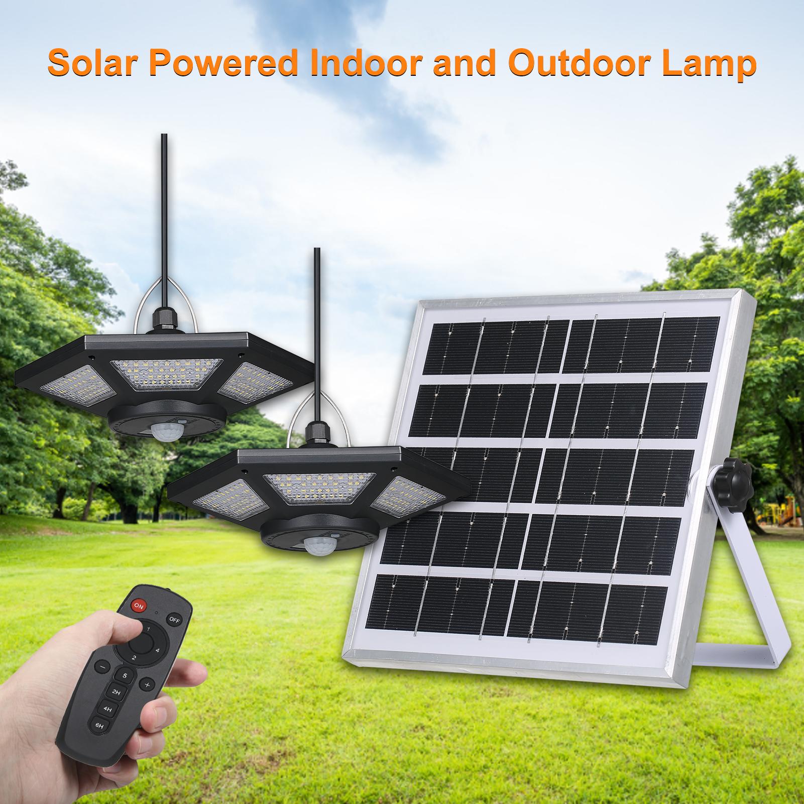 Motion Sensor Light 180LEDs Garage Light Solar Powered Pendants Lamp Outdoor Waterproof Hanging Lights with Remote Controller
Motion Sensor Light 180LEDs Garage Light Solar Powered Pendants Lamp Outdoor Waterproof Hanging Lights with Remote Controller