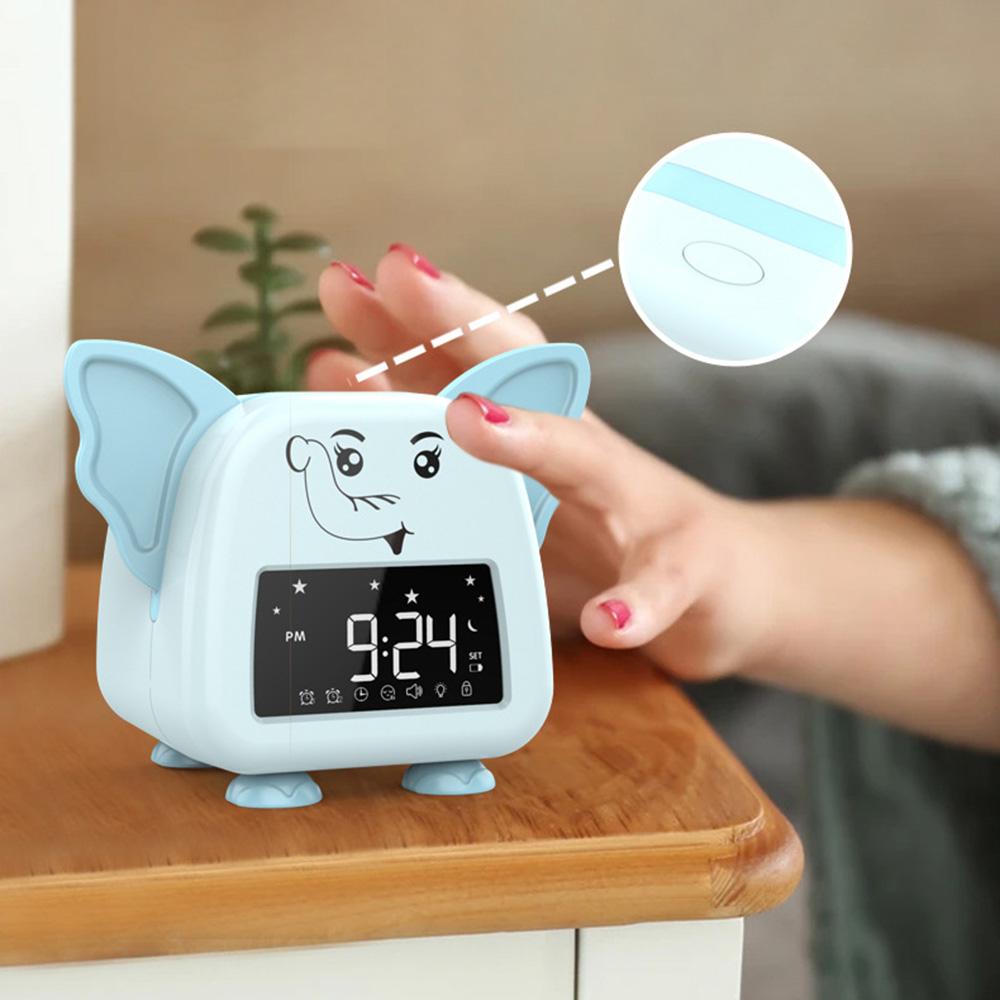 JS2726B Cute Elephant-shaped Alarm Clock Creative Electronic Clock Multifunction Sleep Training Snooze Tool Type A
JS2726B Cute Elephant-shaped Alarm Clock Creative Electronic Clock Multifunction Sleep Training Snooze Tool Type A