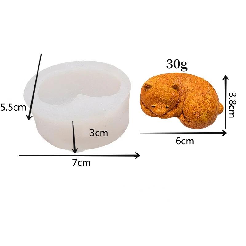 Cute Bear Silicone Candle Molds 3D Mini Animal Crafts Plaster Clay Resin Soap Mold Handmade Chocolate Ice Cake Baking Tools
Cute Bear Silicone Candle Molds 3D Mini Animal Crafts Plaster Clay Resin Soap Mold Handmade Chocolate Ice Cake Baking Tools